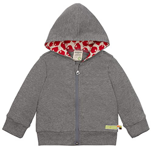 loud + proud Unisex Kinder Kapuzenjacke, GOTS Zertifiziert Sweatjacke