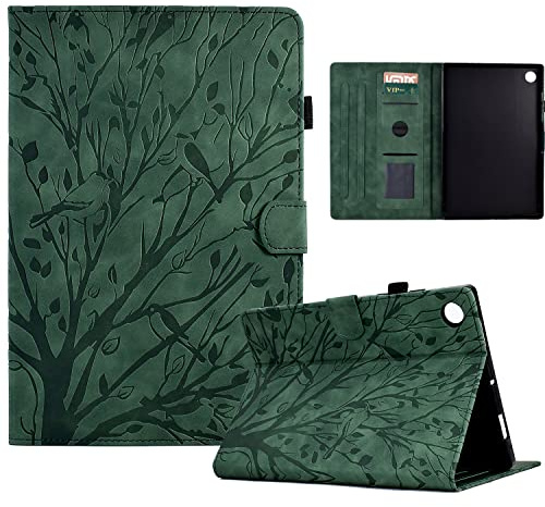 Aswant Funda Carcasa Compatible con Samsung Galaxy Tab A8 10.5 2021/2022 (SM-X200 / SM-X205 / SM-X207), Funda Tablet Samsung Tab A8, Ultradelgado Protectora Compatible con Samsung Tab A8 (Verde)