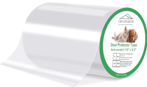 CHUANGSEED Kratzschutz Katze Tape 3m x 21cm, Kratzschutz Sofa Transparent Kratzschutz Pad Möbelschoner Katze Möbelschutz Kratzpads für Möbel Couch Tür Wand Kratzabwehr von Katzen Hunde