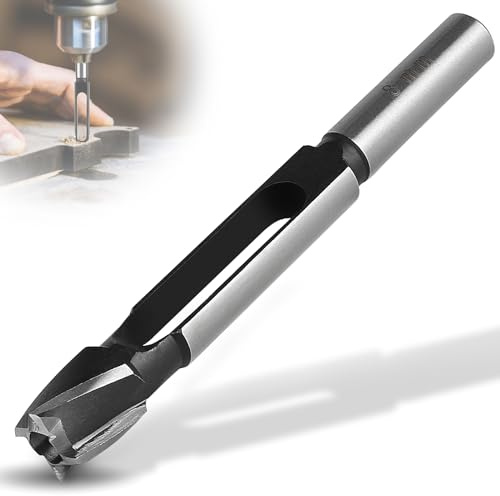 SWAWIS Dübel Zapfenbohrer Durchmesser 8mm | Hochkohlenstoffhaltiger Zapfenschneider, Kernbohrer für Holzarbeiten Möbelherstellung, Tiefer Holzdübelschneider