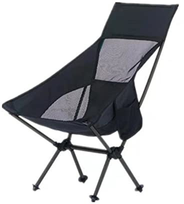 MOBAAK Campingstuhl Klappstuhl Ultraleichter Klappstuhl Im Freien, Tragbarer Campingstuhl, Aluminiumlegierung, Mondstühle Für Picknick, Garten, Strand Strandstuhl Camping Stuhl (Color : B)