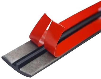 DCJJLWIG 2m/8m Autofenster Gummidichtung Gummidichtungen Dachleiste Universal Dach Windschutzscheibenschutz Dichtung Autos Abdichtungszubehör(14mmX2m)