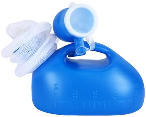 Ymxygz Men Urinals with Lid Portable Urine Collection Pot Spill Proof Urine Bottle Camping Wee Pot for Outdoor Driving Night Use