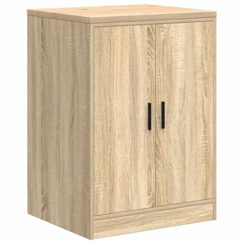 vidaXL Armoire de Rangement de Garage chêne Sonoma 60x51x85cm Bois pin, Armoire, Armoire à Outils, Armoire Basse, Armoire de Garage