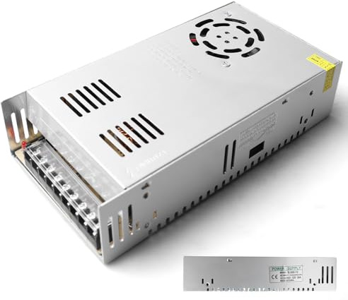 Behogan Kopplingsströmförsörjning 12 V 30 A 360 W transformator, bilnätadapter spänningsomvandlare AC 220 V till DC 12 V, strömadapter, transformator 360 W LED-transformator, bilspänningsomvandlare