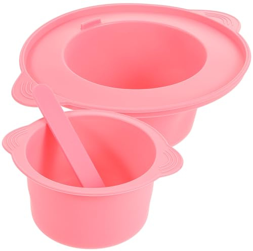 DOITOOL Silikonschale 400ml für Selbstgemacht Masken Mischschüssel aus Temperaturbeständigem Silikon mit Antihaft Wachsbehälter für Einfache Maskenherstellung und Wiederverwendbar