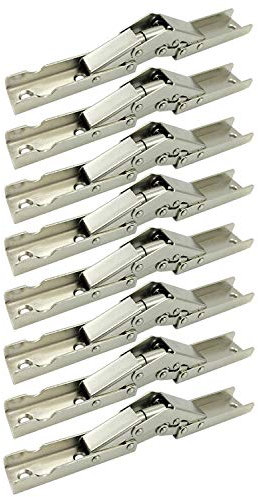 LIKERAINY Charnière à Visser avec Ressort 90 Degré Charnieres sans Amortisseur pour Portes Superposition Complète et Rentrant de Meubles Armoires Cuisine Lot de 8