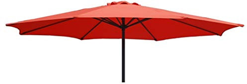 TFS PREMIUM Replacement Parasol Fabric Canopy for Standard & Cantilever Parasols (2.7m 8arm, Terracotta PREMIUM)