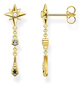 Thomas Sabo Ohrringe Royalty Stern mit Steinen 925 Sterling Silber H2209