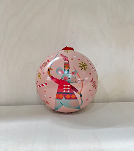 Leone schiaccianoci - palla di natale pastiglie al biscotto in latta metallo