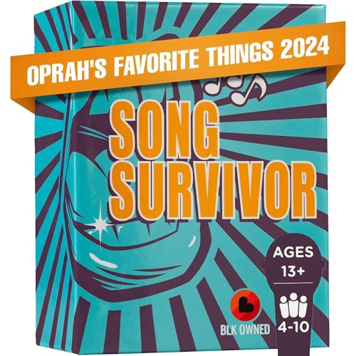 Doin' The Most - Song Survivor: The Ultimate Party Card Game for Music Lovers. Portable Games to Sing, Mimic & Win Your Fun Game Night. Ages 13+