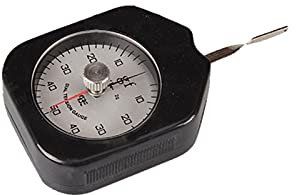Digitales Kraftmessgerät Einzelner Zeiger-Zifferblatt Spannungsmesser-Messgerät-Tester-Tabellen-Dynamometer-seitliches analoges Tensiometer für Zug- und Druckprüfungen(Color:30g)