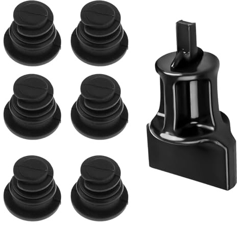 ANBOO 7 Stück ÖlablassschraubeVW mit Dicht-O-Ring, Ersetzen 06L103801, Werkzeug zum Entfernen für Audi Golf Passat, Kein Leck, Perfekt für Ölwechsel