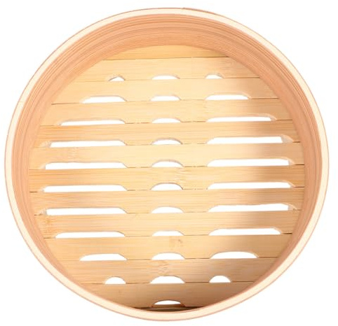 VINTORKY Steamer Bamboo Cage Steamer for Home Kitchen for Steaming Buns and Vegetables for Asian Cooking