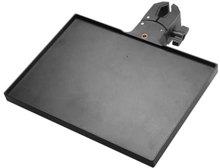 LeeQinersw Mikrofonständer Handyhalterung Ablagen mit Klemme, verstellbarer Mikrofonständer, Notenständer, Halterung für Soundkarte, Noten, Live-Streaming, Karaoke, Aufnahmen, 27.5 Cm X 20.5 Cm