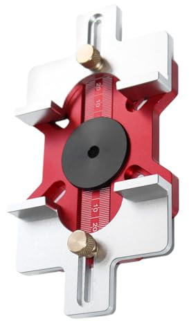 Kustimantu Zapfen- und Einsteckschablone | Zubehör 2-in-1 für Router Holzbearbeitung – Werkzeug Modell für Nut Rand Radius Installation Tür Kreis Holz