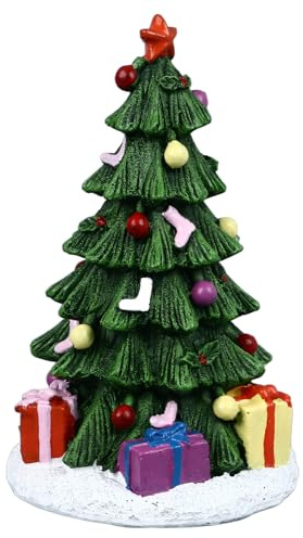 CCYLEZ Weihnachts-Aquarium-Ornament, Harz-Dekoration mit Festlichem Weihnachtsbaumdesign für Aquarium Betta Fisch Zuhause Büro