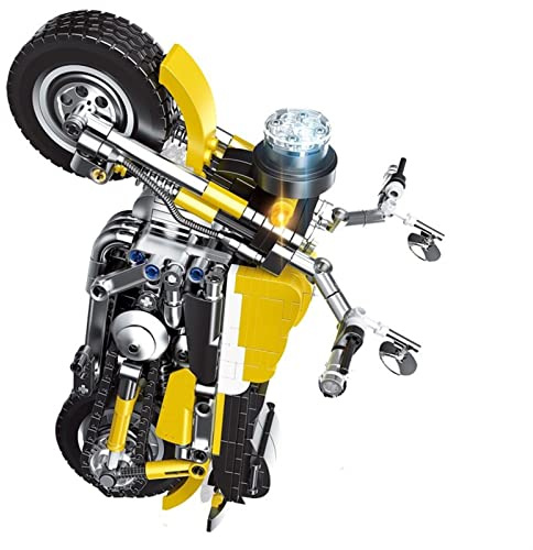 Kit Di Blocchi Creativi Per Motociclette Mattoni Per Moto Modello Classico Giocattoli Per Bambini Per Ragazzi Ornamento Regalo Vari Stili E Colori
