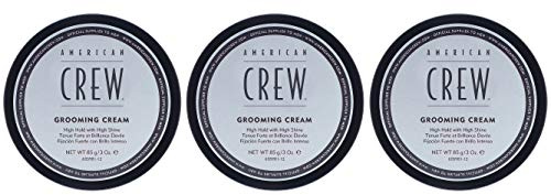 3er American Crew Grooming Cream Starker Halt Viel Glanz 85 g