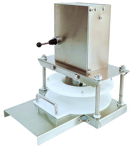 guoyjmm Macchina elettrica per Pasta per Pizza da 22 cm, sfogliatrice elettrica Commerciale, sfogliatrice per Pasta per Pizza, pressa per Pasticceria, Macchina per Fare la Pizza