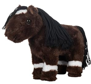 HKM Kinder Cuddle Pony Fohlen, Dunkelbraun, One Size