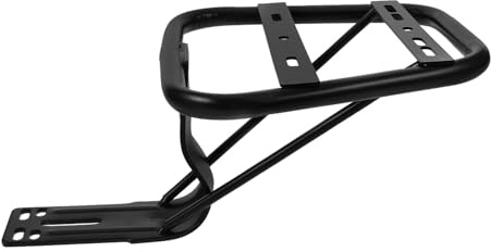Hohopeti Porte-Bagages Arrière en Fer Robuste pour Vélo Électrique et Vélo Classique, Support de Coffre Multifonction Grosse Capacité de Rangement, Installation Facile pour Usage Urbain