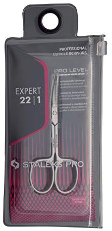 STALEKS PRO - Expert 22, Forbici professionali per pelle cuticole SE-22/1
