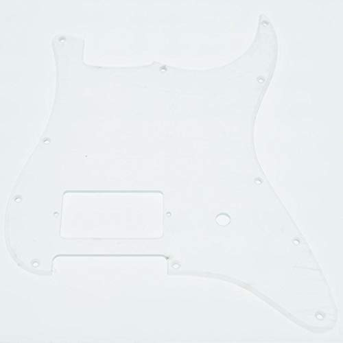 Kaish Klares 11-Loch ST/Strat-Style One Humbucker Gitarren-Schlagbrett Kratzplatte für Delonge Stratocaster/Strat Transparent