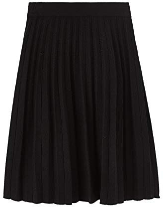 Schöner Kilt Rock Winter Mid Waist Elastic Chap EIN Faltenrock XL Schwarz