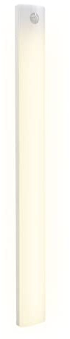 ANSMANN LED-inbyggd lampa 35 cm, dimbar skåpbelysning med rörelsedetektor, uppladdningsbart batteri, 4 ljusfärger, magnetisk, perfekt för skåp, kök, badrum, låda, hall, trappa, etc