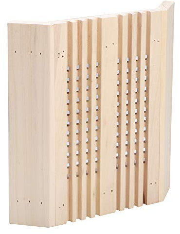 Qqmora Couverture de lumière de Sauna en Bois,Abat Jour de Lampe de Sauna résistant à l'usure transmettant la lumière de Protection résistante aux Hautes températures pour la Salle de Sauna