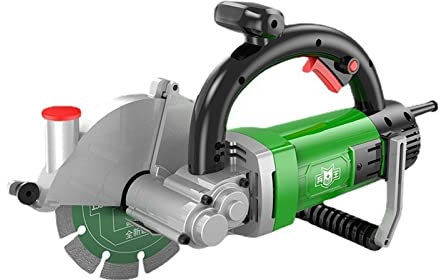 Linienschneider, elektrische Wandnutschneidemaschine, elektrische Mauernutfräse, Betonschneider, Ausklinker, Fugenfräse, Wandschlitzmaschine, Schlitzmaschine für Marmor und Beton