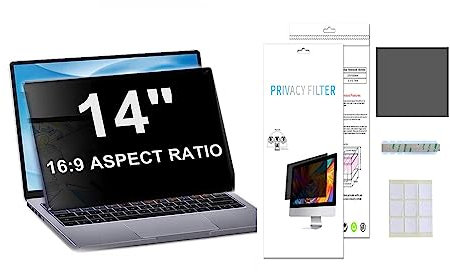 EAMOM Filtre confidentialité antireflet pour MacBook Pro 14 Bouclier de confidentialité pour écran d'ordinateur Portable Anti-Rayures pour HP/Dell/Acer (Color : Pet, Size : 19.5inch/43.3x34 cm)