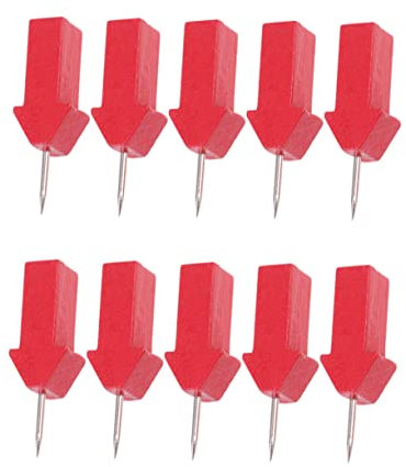 GRIRIW 25stücke Dekorative Push Pin Hooks Bildnägel Aus Holz Und Metall Für Korktafeln Pinnwände Karten Fotos Poster Memos Kalender DIY-projekte Einfache Reißzwecke