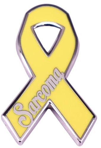 Yellow Awareness Ribbon Enamel Pin Enamel Ribbon Lapel Pin Sarcoma Cancer Awareness Brooch Badge Support Cancer Awareness Campaigns Clothes Decoration