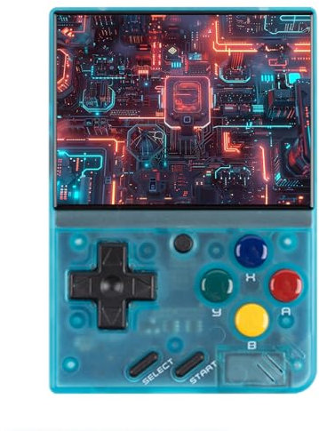 Miyoo Mini Handheld Game Console,2.8 Inch IPS Classic System Retro Video Games Consoles,with 128G TF Card and Wireless Networt Handheld Console Casual Game Console(Blue)
