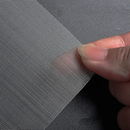 YMCIBTJJ Rete Metallica Intrecciata in Acciaio Inossidabile 304 - Schermo di Sicurezza a 6 e 60 Maglie per recinzioni, finestre, Griglie per Barbecue, 1x8 m (39x314 Pollici) - Resistente, Resistente