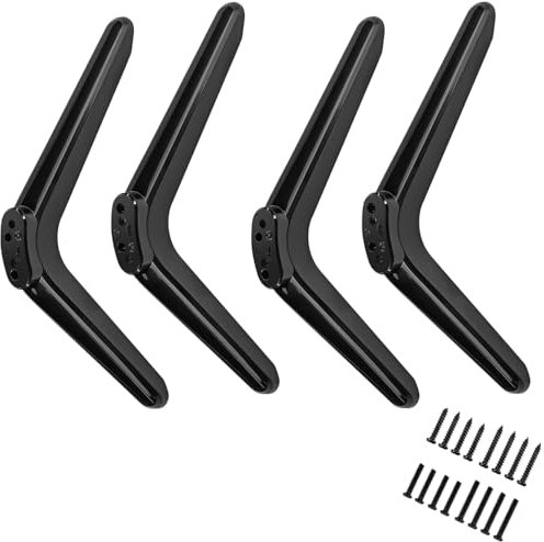 TV Legs for TCL TV Legs Replacement Compatible with 28/32 Inch 40/43 Inch 49/50 Inch 55/65 Inch Roku Smart TV, Replacement Legs for Legs 65S555 55S401 50S546 50S423 43S431 40S325 28S405 with Screws (2