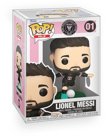 Funko Pop! MLS: Inter Miami - Lionel Messi - (away) - MLSPA - Figura in Vinile da Collezione - Idea Regalo - Merchandising Ufficiale - Giocattoli per Bambini e Adulti - Sports Fans