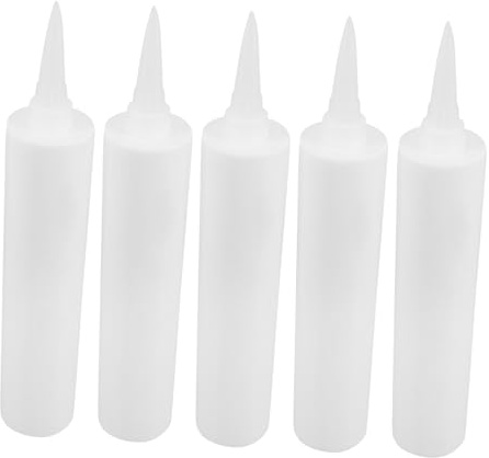 GALPADA 5piezas Embellecedor de Costuras Tubos de Rellenables Unidades para Lechada y Sellador para Baldosas y Reparaciones Interiores y Exteriores