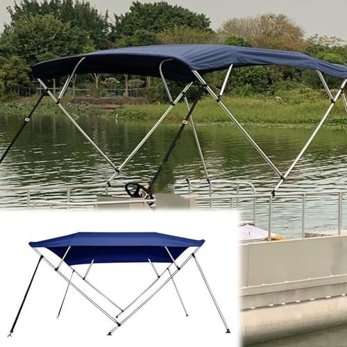 Cubierta Toldo Bimini De 4 Arcos,toldo Parasol,soporte Aleación Aluminio 25mm,impermeable Y Resistente A Los Rayos UV,incluye Hardware Montaje,bolsa De Almacenamiento(1.7-1.9m/67-75in)