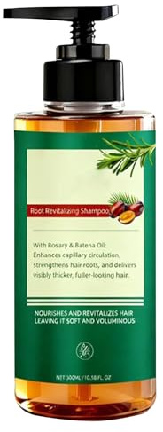 DAWCBVJQ Shampoo Für Lockiges Haar - 300ml Stärkende Natürliche Nährende Haarpflege - Haarverdichtendes Shampoo - Für Wurzelpflege Und Kopfhautstyling Tägliche Heimroutine Blowout Bei Besonderen