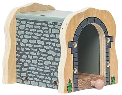 wisoolkic Spielzeugeisenbahn Erlebnis mit innovativem Tunnel Zubehör zur Förderung der Kreativität von Kindern ab 3 Jahren. Holzzubehör für Kinder ab 3 Jahren.