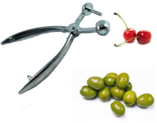 OISE ART STORE Trade Shop - Snocciolatore Manuale per Ciliegie E Olive Snocciola Olive Ciliegie Alluminio