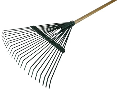 FAITHFULL Countryman Leaf Rake 22 Flat Tines