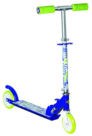 muuwmi Kinderscooter – Tretroller für Kinder, 120 mm, ABEC 5, höhenverstellbar, blau