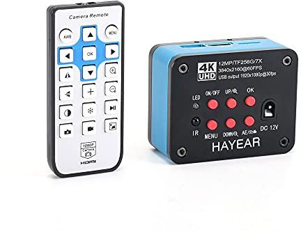HAYEAR 4K UDH 2160P 1080P HDMI USB Industrie-Mikroskop-Kamera für Maschine PCB Board CPU Löten PC Unterstützung Windows/Mac/Linux System