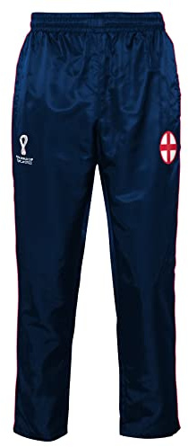 FIFA Officiel de la Coupe du Monde de Football 2022-Angleterre Pantalons de survêtement, Bleu Marine, 152 Garçon