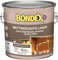 Bondex Wetterschutz Lasur Teak 2,5 L für 30 m² | Tropf- und Spritzgehemmt | Exzellenter UV-Schutz | Sichere Anwendung ab 2 °C | seidenmatt | Wetterschutzlasur | Holzlasur