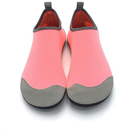 Watschuhe, Strandschuhe, Wasserski, Schwimmschuhe, schnelltrocknende Schuhe, Tauchschuhe für Männer und Frauen(Pfirsich,M)